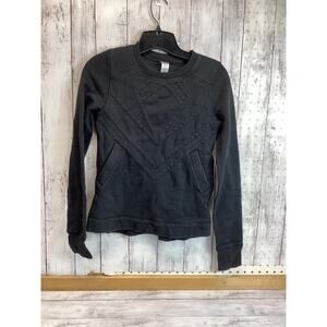 LVIVVA BY LULULEMON BLACK BLOUZE,PULLOVER GIRLS -12